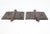 Pair of 3.5 X 3.5 In. Antique Cast Iron Victorian Door Hinges For Sale - Image 4 of 5