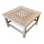 Italian Square Natural Coffee-Table With Chessboard For Sale