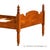 Antique Chippendale Style | Solid Cherry | Three-Quarter (3/4) Bed | Circa Mid-1800s For Sale - Image 4 of 6
