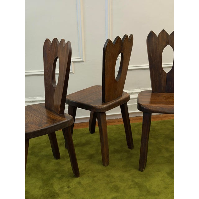 Set of Four Mid 20th Century Olavi Hanninen Atributed Crown Chairs For Sale - Image 9 of 11