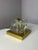 Gold Golden Glass Wall Lamp with Brass Base from Peill & Putzler For Sale - Image 8 of 11