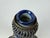 Mid-Century Moroccan Hand Painted Cobalt Ceramic Decanter with Wire Filigree Detailing, 1950s For Sale - Image 13 of 14