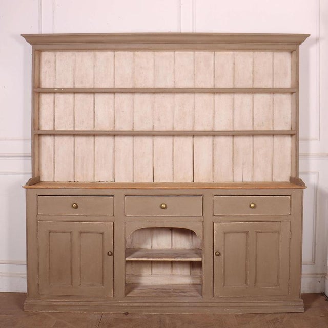 Large Country House Dresser in Pine For Sale - Image 12 of 12
