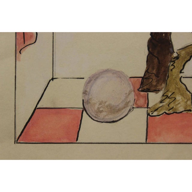 Mid-Century Modern "Five Gloves" Lanvin of Paris Artwork For Sale - Image 3 of 6