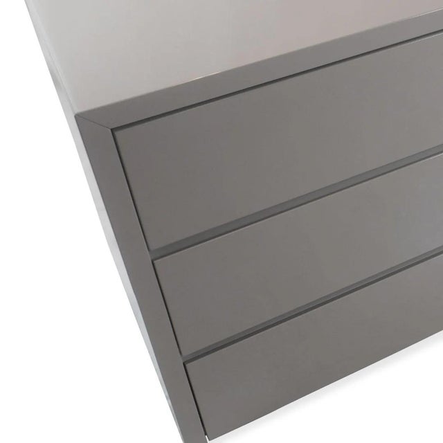 Mobital Blanche High Gloss Stone Double Dresser, Attributed For Sale In San Diego - Image 6 of 6