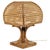 Mid-Century Modern Rattan and Wicker Table Lamp, 1960s For Sale - Image 11 of 11