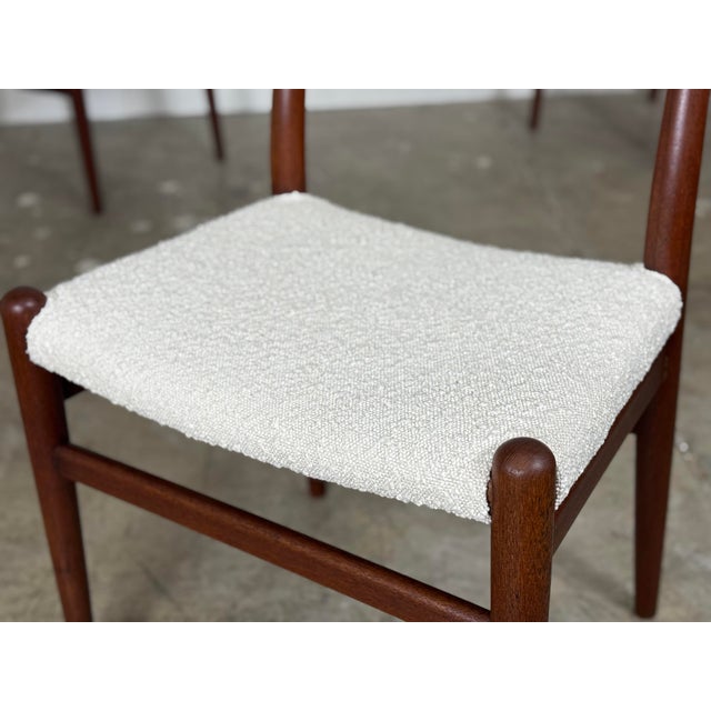 1950s Hans J. Wegner W2 Dining Chairs - Twelve 12 - Danish Modern Teak - CM Madsens For Sale - Image 10 of 11