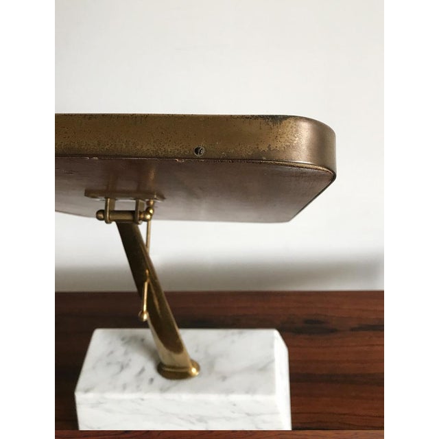 Italian Mirror in Brass and Marble, 1950s For Sale - Image 15 of 16