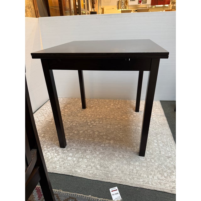 Contemporary Contemporary Bistro Extension Table + Chairs, Set of Five For Sale - Image 3 of 11