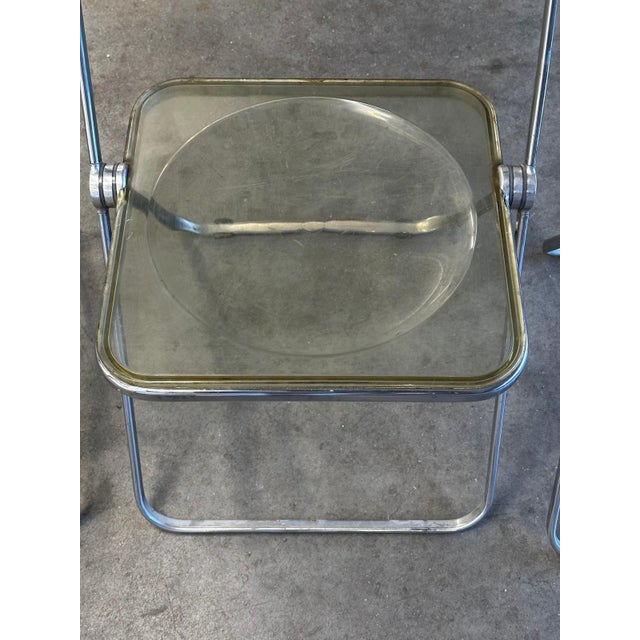 Plia Folding Chairs attributed to Giancarlo Piretti for Castelli, Italy, 1970s, Set of 3 For Sale - Image 15 of 18