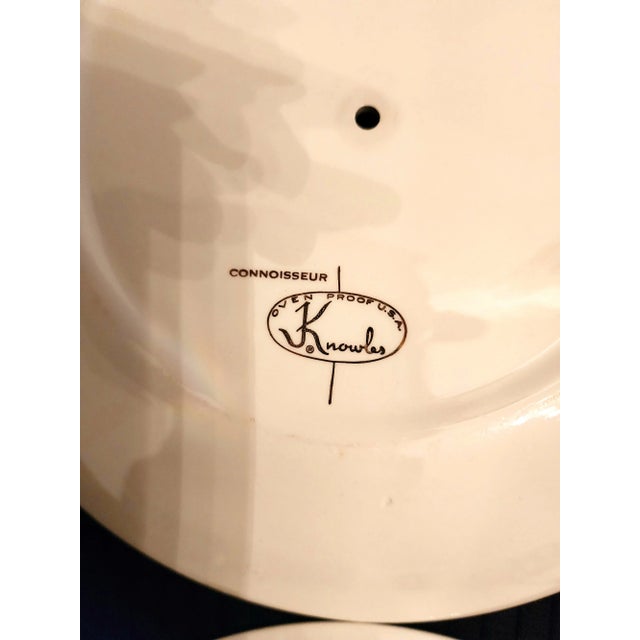 Mid-Century Modern Knowles Connoisseur 2-Tier Tid-Bit Server For Sale In Los Angeles - Image 6 of 8