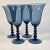 Vintage Candlewick Blue Goblet- Set of Four For Sale - Image 6 of 10