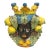 Vintage Italian Caltagirone Moor's Head Planter For Sale