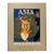 1925 Original Asia Magazine Cover, January, Frank McIntosh, Art Deco, Matted For Sale