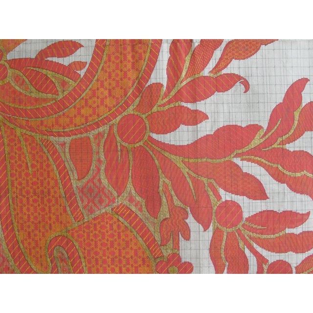 Antique Textile Design Gouache on Paper For Sale - Image 4 of 12