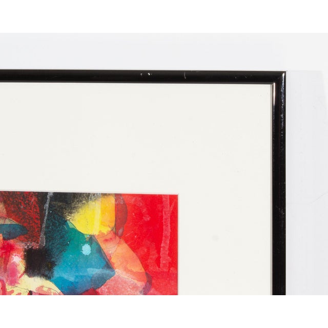 Abstract Abstract Watercolor Painting of a Figure by George Coggeshall For Sale - Image 3 of 7