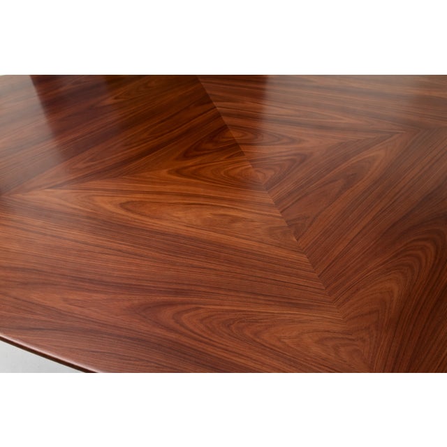 Julian Chichester Julian Chichester Dakota Oval Dining Table Santos Rosewood For Sale - Image 4 of 5
