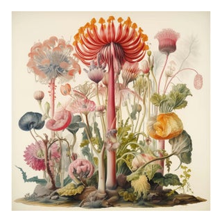 Antique Botanical Garden Study - Natural History Fine Art Print For Sale