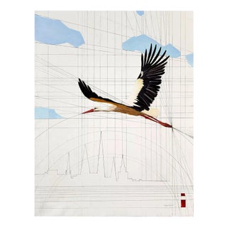 Elmar Magerram, Flight, 2000s, Oil on Canvas For Sale