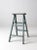 Vintage Wooden Blue Step Ladder For Sale - Image 6 of 13