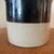 Vintage American Primitive Two-Toned Glazed Stoneware Crock For Sale - Image 9 of 12
