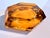 Art Deco Faceted Cut Hexagonal Amber-Colored Crystal Glass Ashtray, Bohemia, Former Czechoslovakia, 1920s For Sale - Image 11 of 13