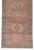 Red Antique Circa 1900 Hand Knotted Runner 4ft 6in X 12ft 6in For Sale - Image 8 of 11