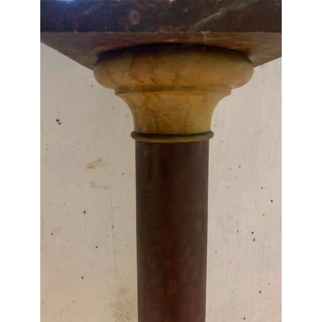 20th Century Louis XVI Display Column in Patinated Beechwood For Sale - Image 4 of 8