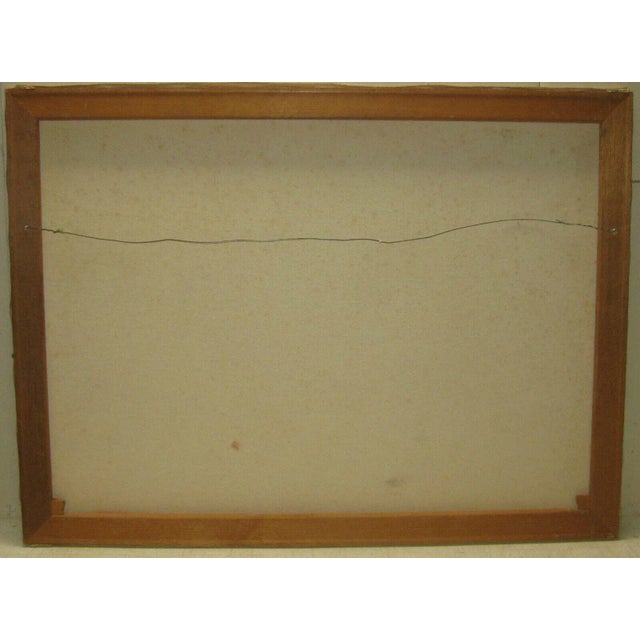 This is just a great original piece. One of two works I recently acquired by listed american artist volney robbins...