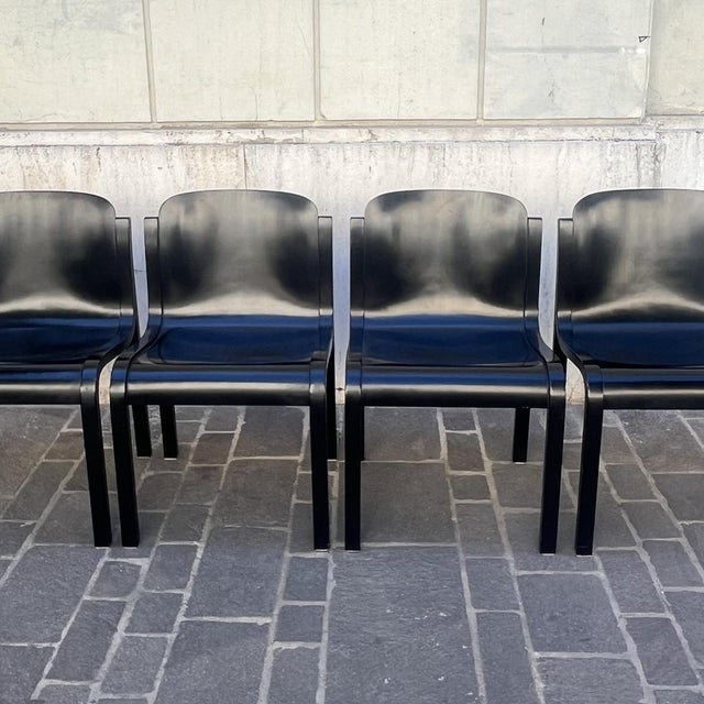 1970s Mito Tisettanta Chairs by Carlo Bartoli, Italy, 1970s, Set of 4 For Sale - Image 5 of 7