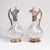 19th Century Napoleon III Silver and Crystal Ewers, Set of 2 For Sale - Image 3 of 11