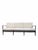 Danish Modern Sofa Newly Reupholstered in Ivory Sheep’s Wool Shearling by Ib Kofod-Larsen For Sale In Chicago - Image 6 of 12