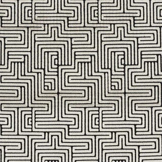 Sample - Schumacher Lisboa Velvet Fabric in Obsidian For Sale