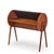 Egon Østergaard Style Danish Teak Tambour Door Roll Top Desk For Sale - Image 9 of 9