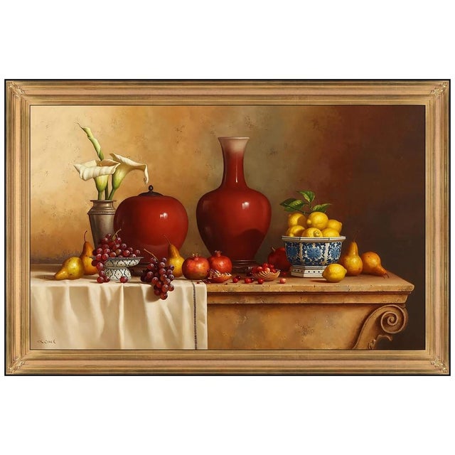 Message us to inquire about custom framing options! (Included for free with every purchase) The artwork here, "Still Life...