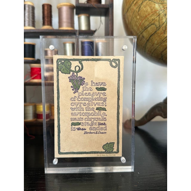 Antique Automobile Advertising Ephemera For Sale - Image 10 of 14