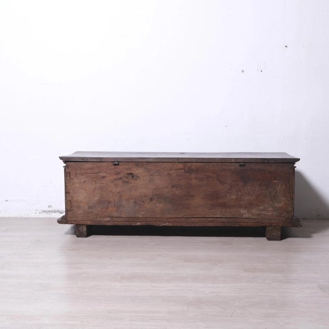 17th Century Carved Walnut Chest, Italy, 1890s For Sale - Image 14 of 18