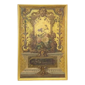 19th Century Beaux Arts Period Mural Style Painting