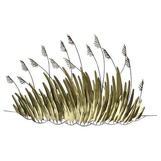 Vintage Metal Wall Art of Wheat For Sale