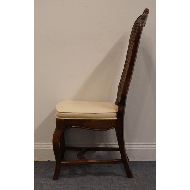 High End Country French Provincial Cane Back Dining Side Chair For Sale In Kansas City - Image 6 of 10