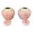 Chinoiserie Chinoiserie Coral and White Double Happiness Ginger Jars/Pair For Sale - Image 3 of 7