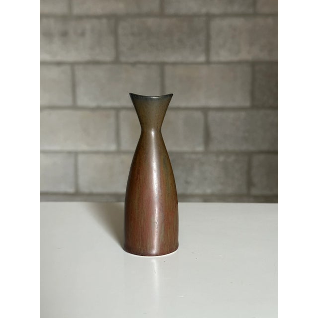 Mid-Century Modern 1950’s Carl-Harry Stålhane Small Stoneware Vase for Rörstrand For Sale - Image 3 of 5
