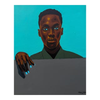 The Silent Guard, 2, Acrylic Painting on Canvas, 2026 For Sale