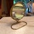 Hollywood Regency Vintage Brass Swivel Vanity Mirror Hollywood Regency Mid Century Era For Sale - Image 3 of 9