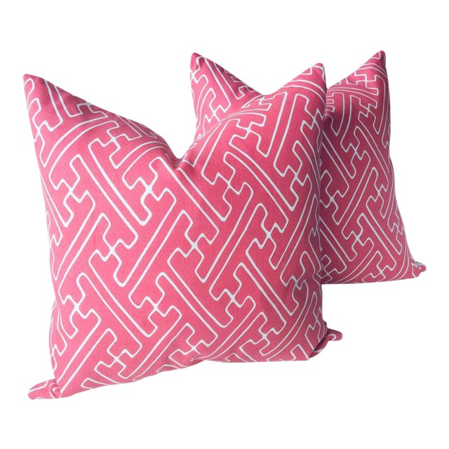 Contemporary Alan Campbell For Quadrille Saya Gata Pillows In