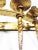 Golden Wrought Iron Sconce, 1940s For Sale - Image 12 of 15