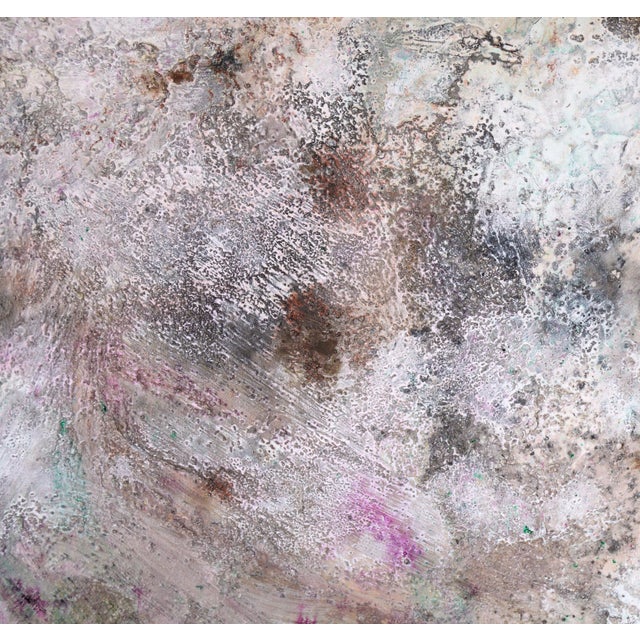 "China Grade" Textured Expressionist Composition in Acrylic on Canvas by Charles David Francis For Sale - Image 4 of 9