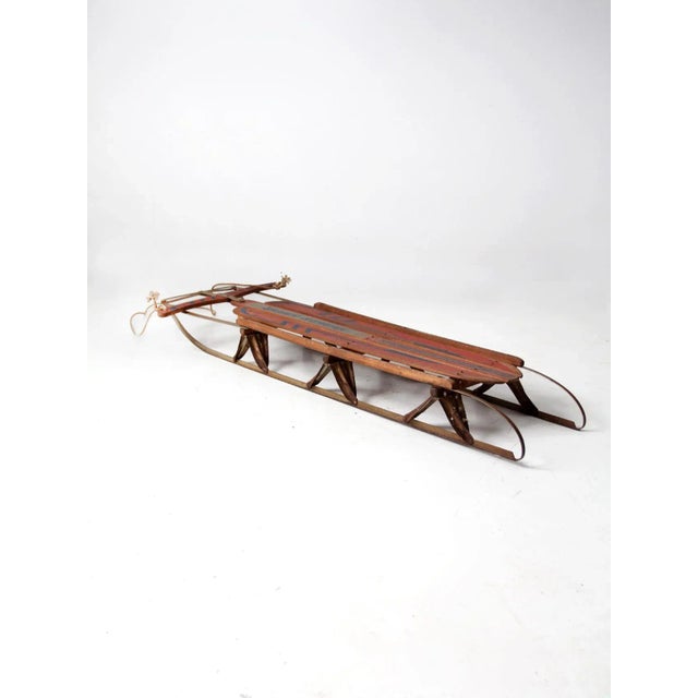 Vintage Garton Sliver Streak Sled For Sale - Image 6 of 13
