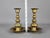Antique Solid Brass Taper Candlesticks - Set of 2 For Sale In Greenville, SC - Image 6 of 7