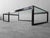 Monumental Minimalist Modern Glass Coffee Table For Sale In Las Vegas - Image 6 of 7